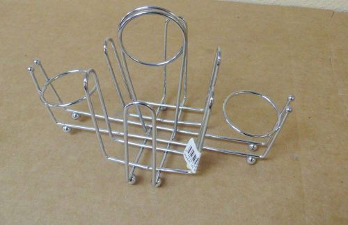 Table Top Condiments Holder  Sugar, Salt and Pepper Combination Holder Metal