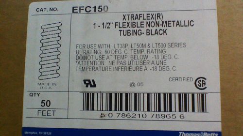 NEW T&amp;B EFC150 CORRUGATED FLEXIBLE NON METALLIC TUBING - 50&#039; ROLL