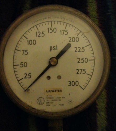 300 PSI Pressure gauge Air or Water Used