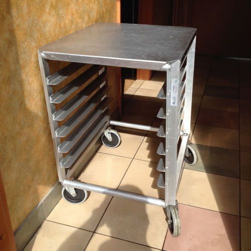 LOCKWOOD ALUMINUM SHEET PAN RACK SOLID TOP