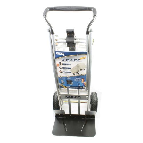 3-in-One MAX 1000 lb Capacity Convertible Hand Truck with Never-Flat tires