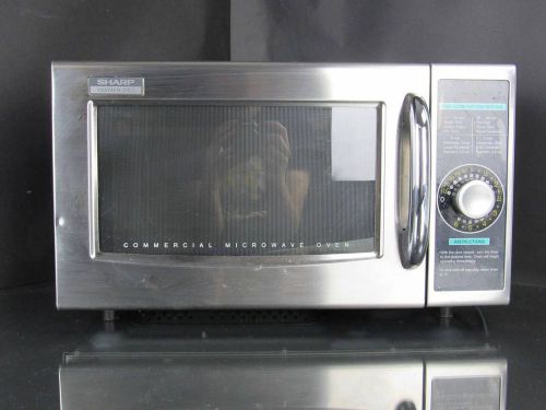 #3294 - Sharp R21LCF 1000 Watts Commercial Microwave Oven - Used