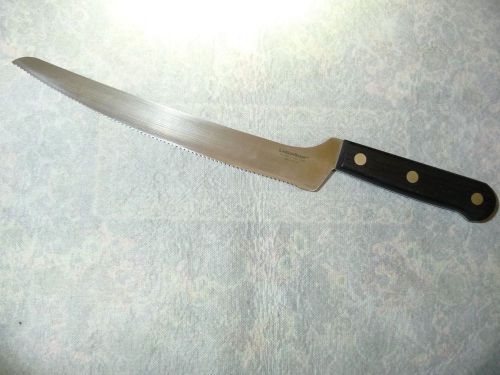 10&#034; LamsonSharp Offset Serrated High-Carbon Stainless Steel Knife