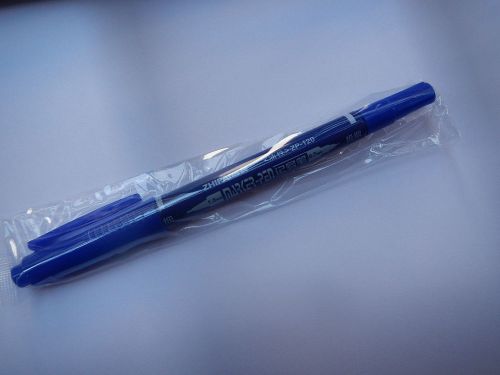 10Pcs Blue Oil Ink Marker Pen,double head New