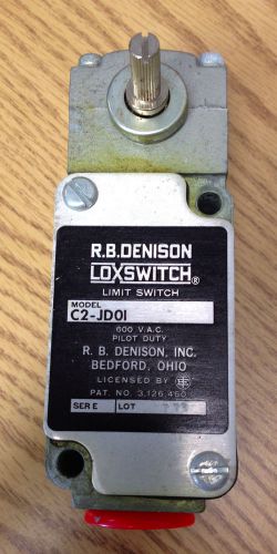 R.B. Denison C2-JD01 Limit Switch 600 VAC Pilot Duty