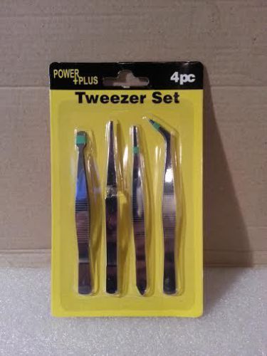 Tweezer set 4 Piece Tweezer Tools Medical Vape Splinter BRAND NEW SEALED