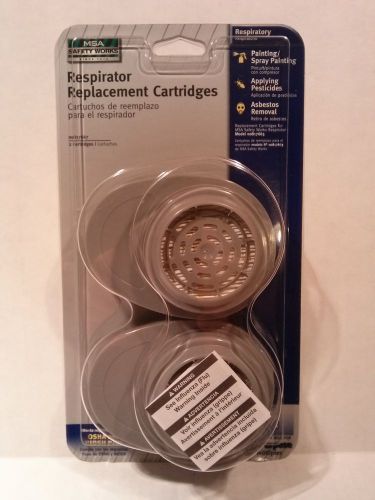 2 new 817667 multipurpose respirator replacement cartridges by msa safety works for sale