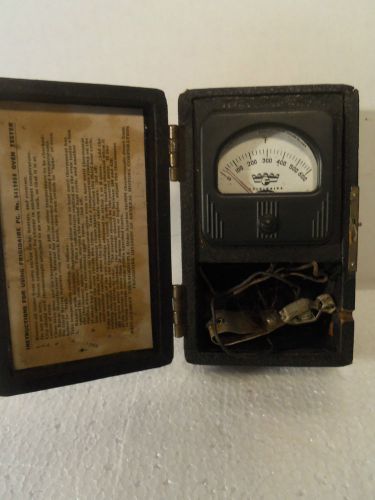 Antique Frigidaire PC No. 5419858 Oven Tester In Wooden Box Temperature Tester