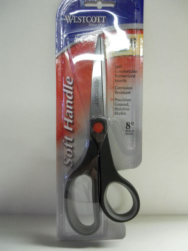 Westcott scissors straight soft handle 8&#034; scissors 13028 new for sale