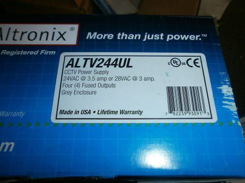 ALTRONIX ALTV244UL  power supply new in box