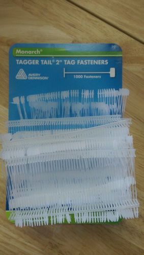 Monarch USA made DURABLE 2&#034; inch barbs tag fasteners 850 count