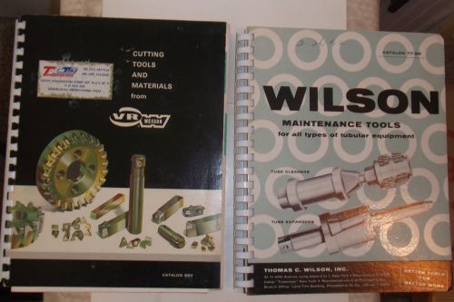 TWO VINTAGE 1960&#039;S CUTTING AND MAINTENANCE TOOLS CATALOGS