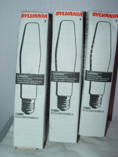 3 sylvania 400w lumalux et18 lu400/eco lamp bulb new high pressure sodium e39 for sale