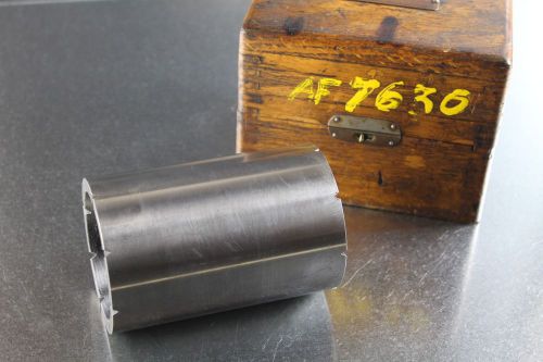 Taft - Peirce Steel Cylinder Square 3&#034; x 4-1/2&#034; Wooden Case