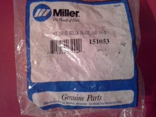 MILLER NEW KIT DRIVE ROLL AND GUIDE .045 VK-G PT#151053