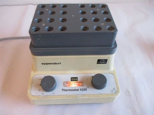 Eppendorf thermostat 5320 dry bath heat block professional lab equipment heater for sale