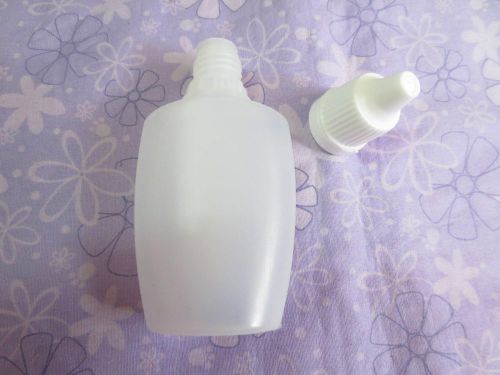 500 30 ml flat Plastic Dropper Bottle New Oil Lotion
