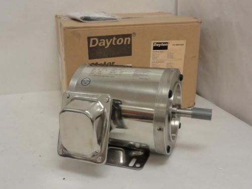 150668 New In Box, Dayton 6WY29A AC Motor 1/3Hp, 208-230/460V, 3500RPM, 3PH