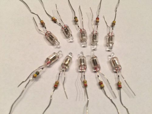 Lot of 10 indicator Lamp Bulb 100-220V with resistor