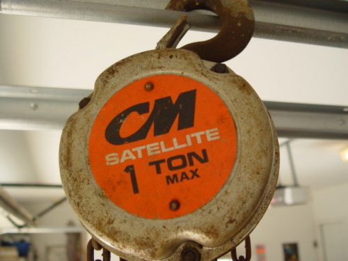 CM Satallite chain hoist 1 ton 10 foot chain