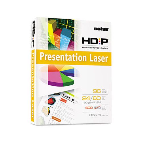 Boise® Hd:P Presentation Laser Paper, 96 Brightness, 24 Lb, 8-1/2X11, 500/Ream