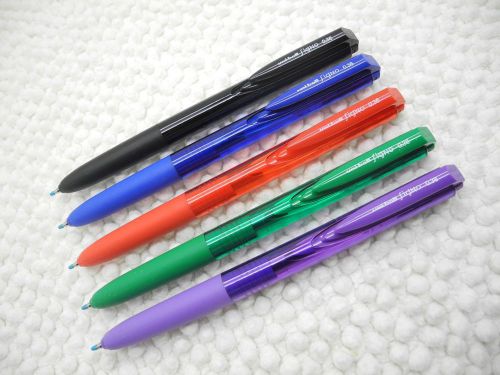 Black&amp; blue&amp;red &amp;green &amp;violet new uni-ball umn-155 0.38mm roller ball pen(japan for sale