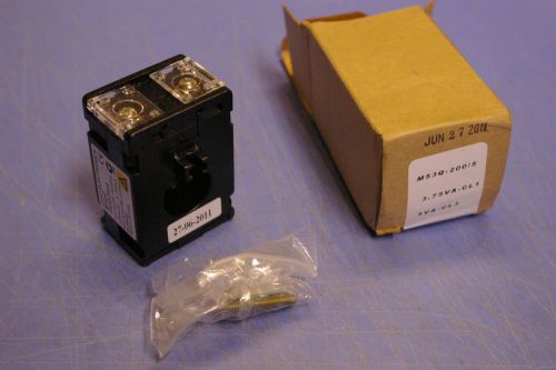 1 – tyco electronics m53q-200/5  moulded case current transformer new for sale