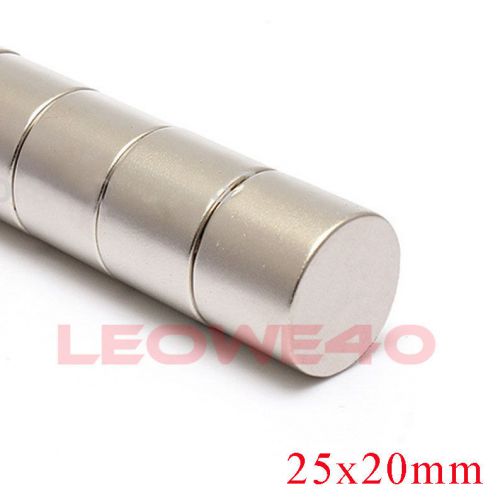1/5/10x n50 25x20mm strong cylinder magnet rare earth neodymium 701 from london for sale
