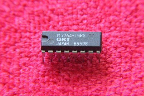 M3764-15RS OKI JAPAN 65598 MC 10 M3764 Dynamic RAM Page Mode 64K RARE VINTAGE