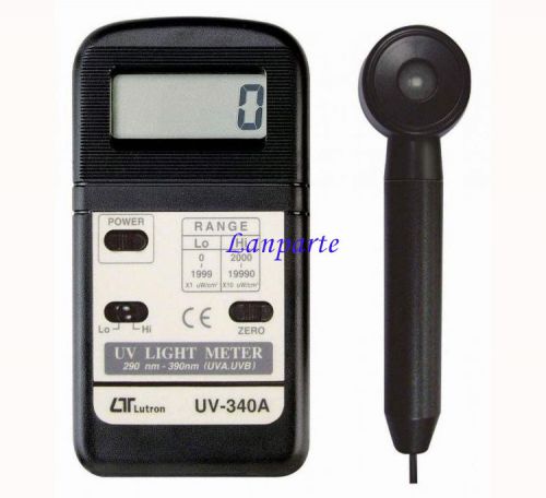 Digital pocket uv-340a uv light meter, lutron uv340a uva uvb measure tool for sale