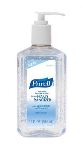 GOJO Purell Instant Hand Sanitizer Skin Nourishing 12 fl oz Pump Bottle 3646-12