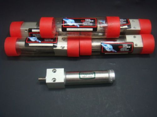 New clippard, stainless steel pneumatic cylinder fsr-17-1 1/2-mb, new for sale