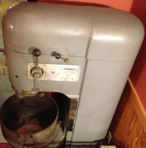 Used Hobart 80 Qt. Mixer With Dough Hook, Bowl.