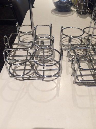 Restaurant Heavy Weight Table Top Condiment Caddy Lot Of 33