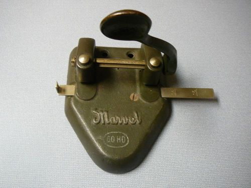 Vintage Marvel 2 Hole Punch Made in U.S.A. Wilson Jones Co Chicago