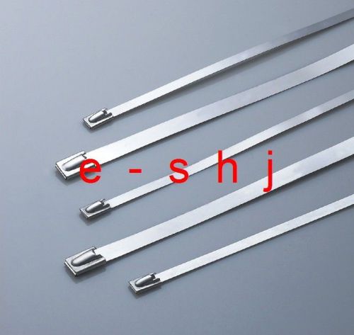 Stainless steel cable ties, exhaust heat wrap, strap, 360mm x 4.6mm ss316 10pcs for sale