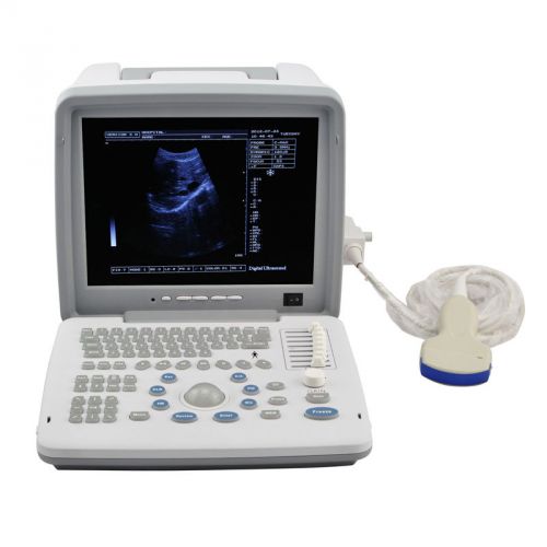 12-inch Portable Digital Ultrasound Scanner Machine 3.5Convex Probe+3D software