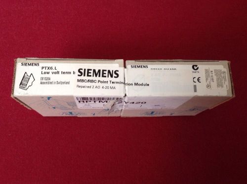 Siemens PTM6.2Y420 Module 2AO 4-20MA With Low Voltage Block.