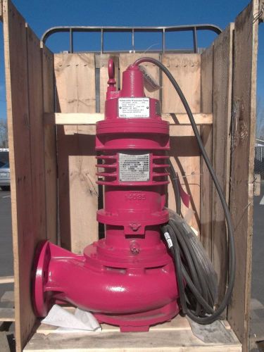 Weil W-2519-11 New 5Hp Submersible Wastewater/Sewage Pump. 4&#034; Discharge.