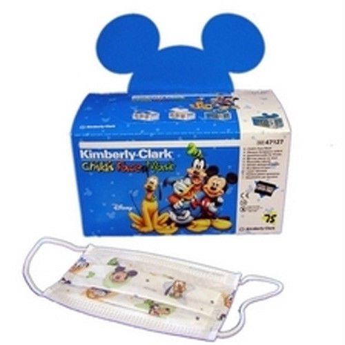 Kimberly clark disney child&#039;s face mask 75 ct 47127 for sale