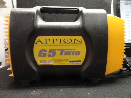Appion Corded Electric Refrigerant Recovery Machine Unit Model No G5 Twin