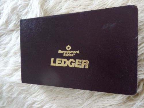 4-Ring Ledger Binder +100 Debit Credit Balance+A-Z Index Ledger Outfit NOS