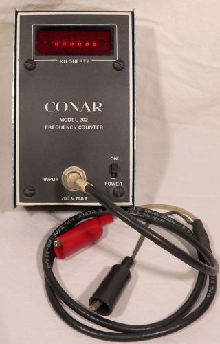 Conar Model 202 Frequency Counter Vintage