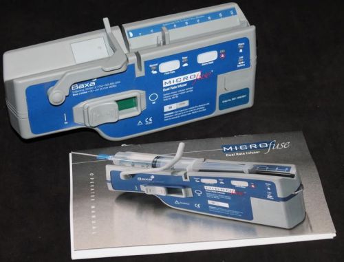 Baxa microfuse dual rapid rate infusion pump parts repair free shipping! for sale