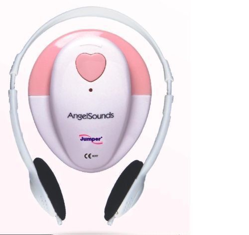 JPD-100S Angelsounds Fetal Doppler Baby heart Monitor Battery Pink 15g Gel