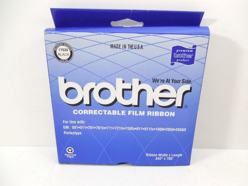 Brother Correctable Film Ribbon 17020 Black Genuine OEM Typewriter New