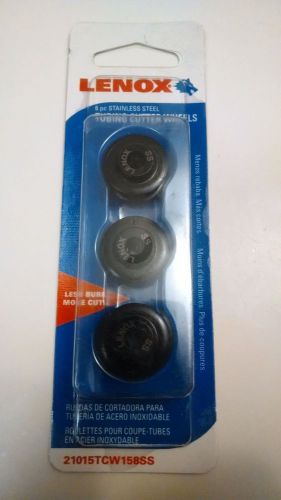 Lenox 6pc stainless steel tubing cutter wheels - 21015tcw158ss for sale