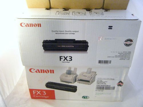 2 Canon OPEN BOX FX-3 Toner Cartridge CFX-L4000 CFX-L4500lF MultiPASS L6000