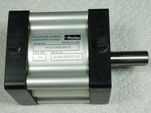 PARKER PV22D-090B-BB2-B Pneumatic Rotary Actuator 90* 150 PSI NOS More Available