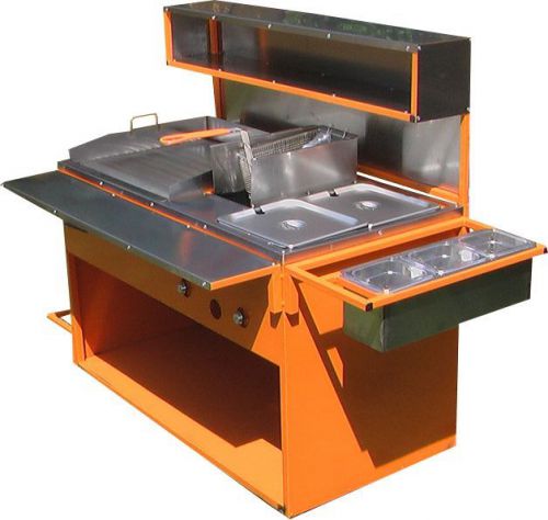The Taco Cart Guy: 24&#034; Heavy Duty Iron Griddle (green or orange)